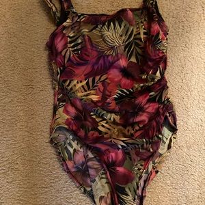 One piece bathing suit